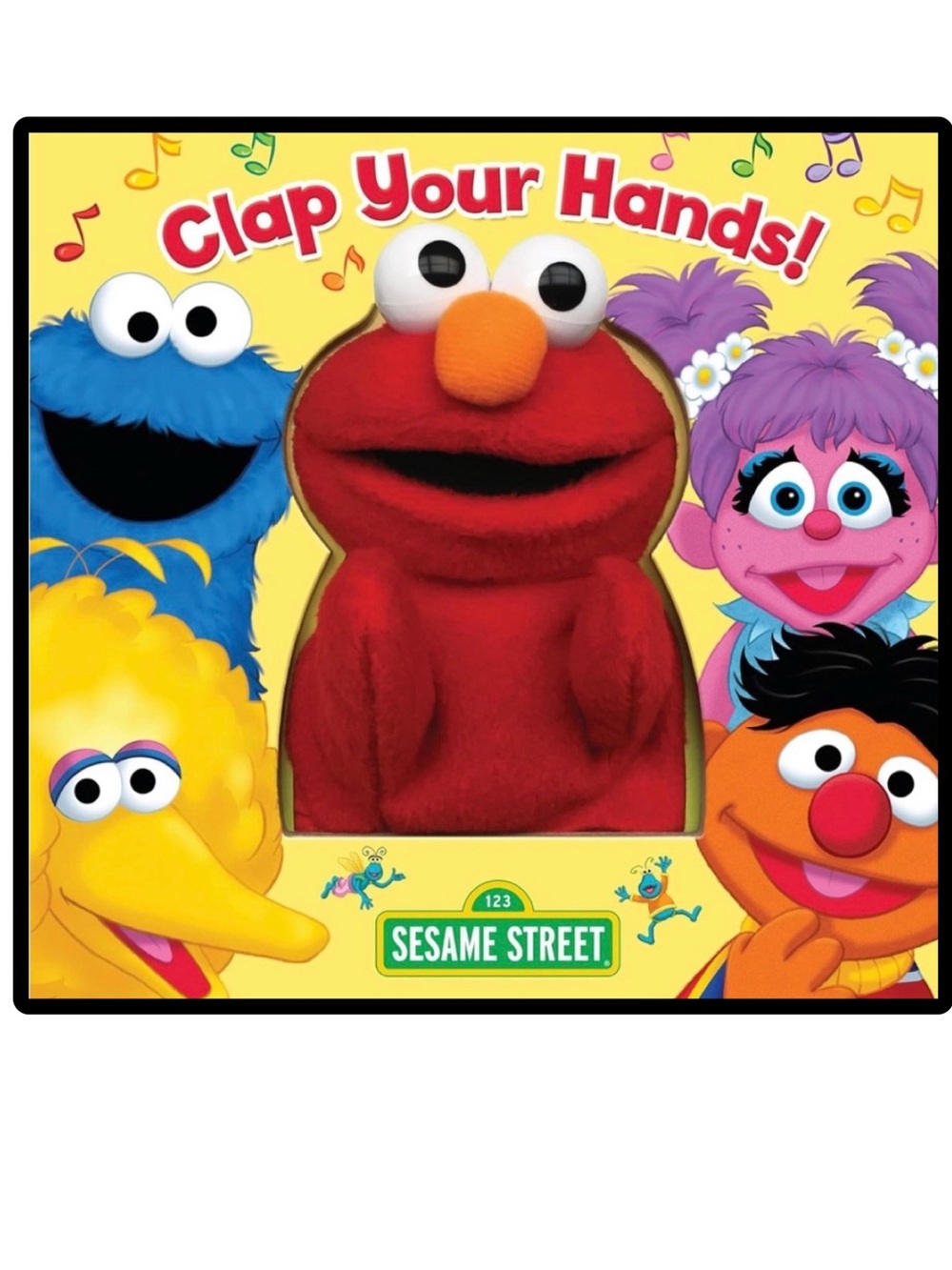 BUNDLE & SAVE 🎉 Sesame Street Clap Your Hands Puppet Elmo Board Book